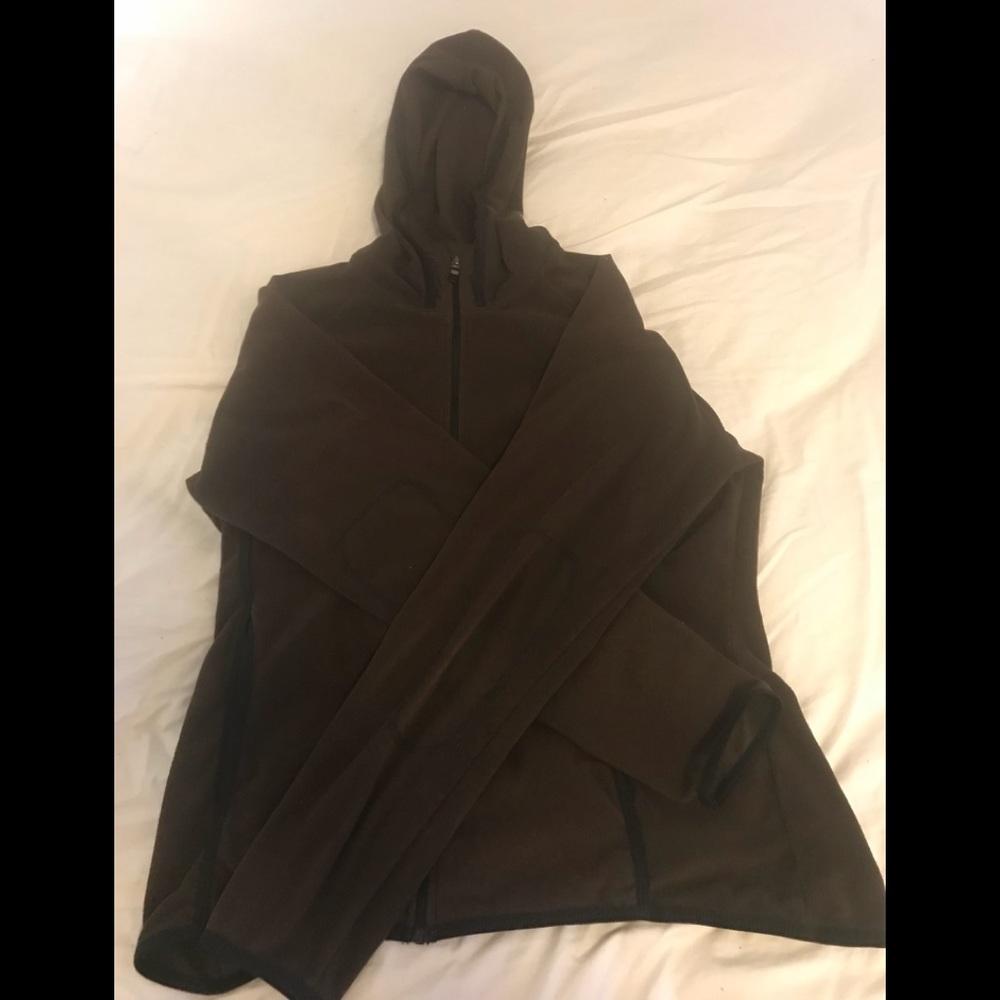 Brown hoodie